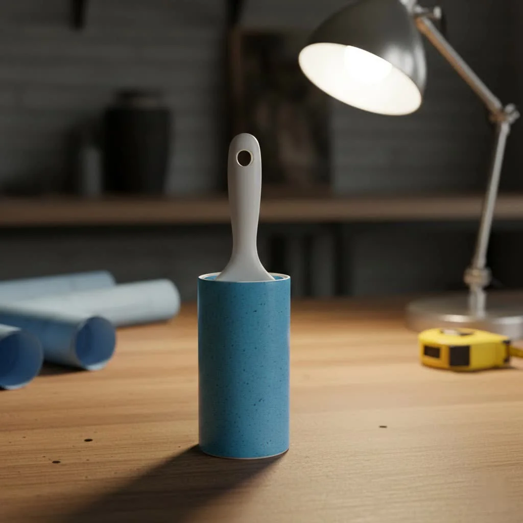 Lint roller for cat hair on various surfaces