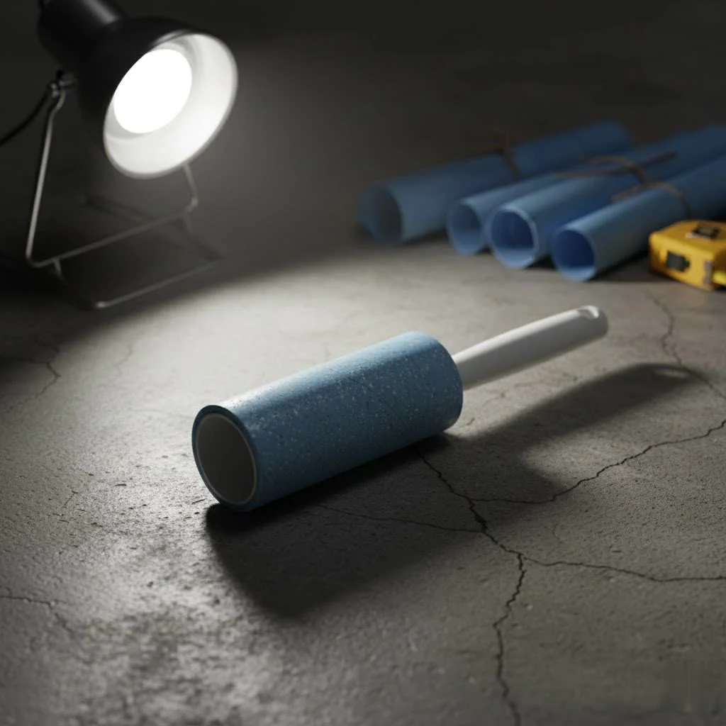 Long handle lint roller for cleaning